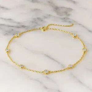 "Jossalyn" Lab Bezel Set Bracelet